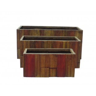 Květináč WOOD BOX (ve třech velikostech)